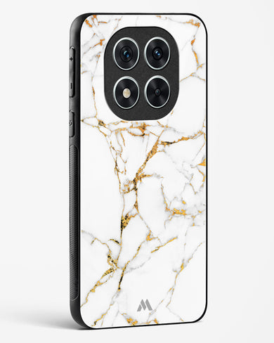 Calacatta White Marble Glass Case Phone Cover (Xiaomi)
