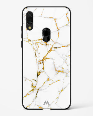 Calacatta White Marble Glass Case Phone Cover-(Xiaomi)