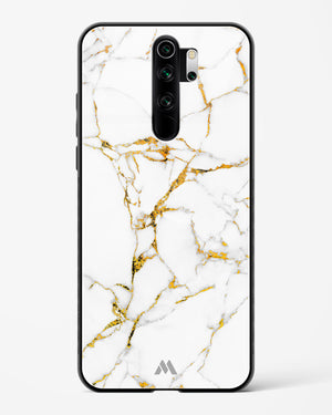 Calacatta White Marble Glass Case Phone Cover-(Xiaomi)