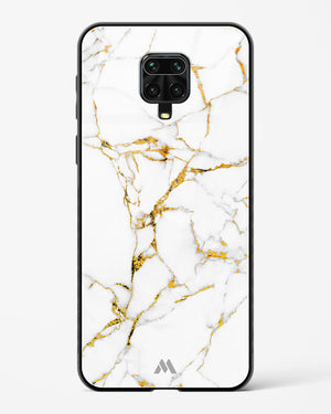 Calacatta White Marble Glass Case Phone Cover-(Xiaomi)