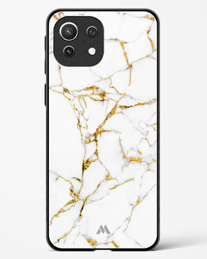 Calacatta White Marble Glass Case Phone Cover-(Xiaomi)