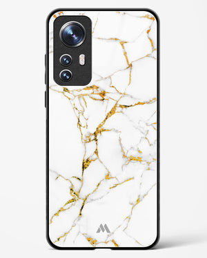 Calacatta White Marble Glass Case Phone Cover-(Xiaomi)