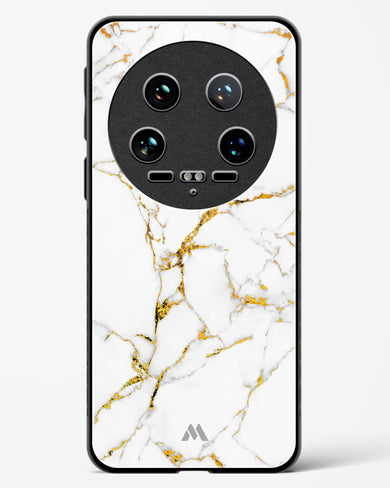 Calacatta White Marble Glass Case Phone Cover-(Xiaomi)