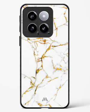 Calacatta White Marble Glass Case Phone Cover (Xiaomi)