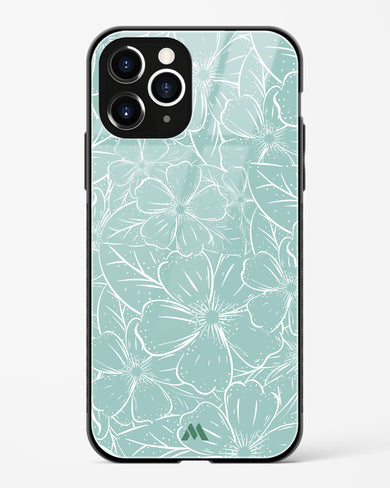 Hibiscus Crescendo Glass Case Phone Cover (Apple)