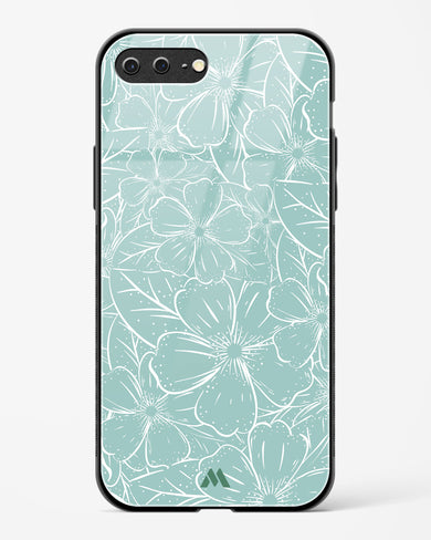 Hibiscus Crescendo Glass Case Phone Cover (Apple)