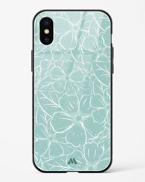 Hibiscus Crescendo Glass Case Phone Cover (Apple)