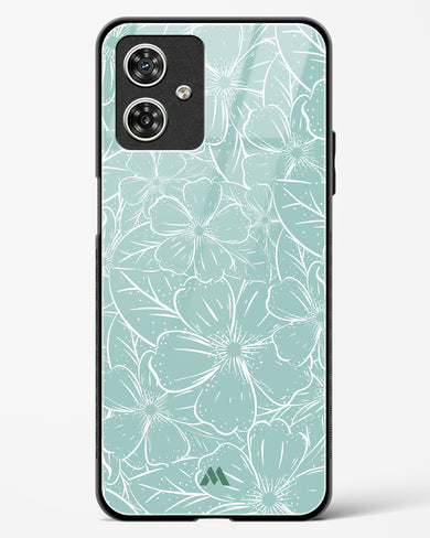 Hibiscus Crescendo Glass Case Phone Cover-(Motorola)