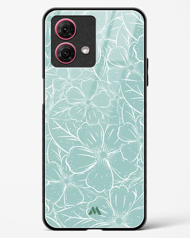 Hibiscus Crescendo Glass Case Phone Cover-(Motorola)