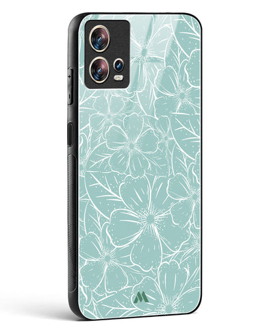 Hibiscus Crescendo Glass Case Phone Cover (Motorola)