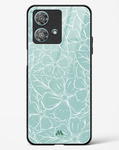 Hibiscus Crescendo Glass Case Phone Cover-(Motorola)