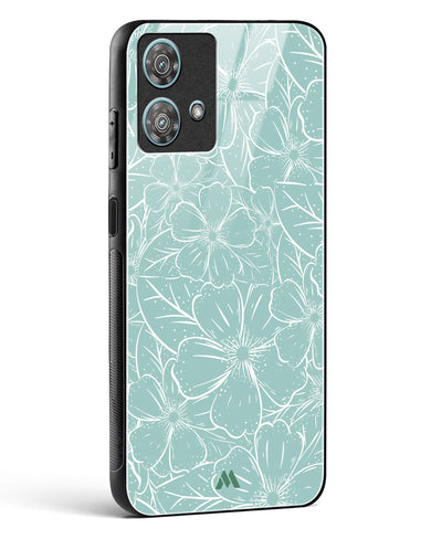 Hibiscus Crescendo Glass Case Phone Cover-(Motorola)