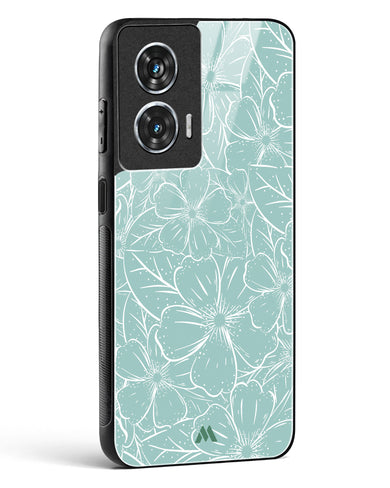 Hibiscus Crescendo Glass Case Phone Cover (Motorola)