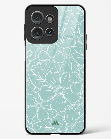 Hibiscus Crescendo Glass Case Phone Cover (Motorola)