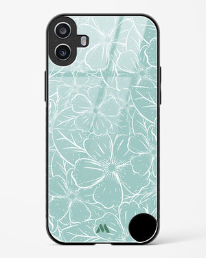 Hibiscus Crescendo Glass Case Phone Cover (Nothing)