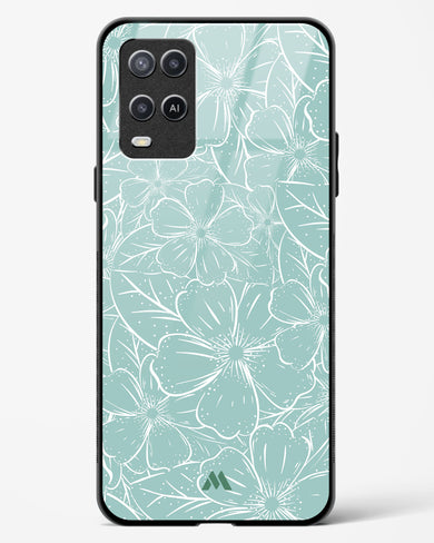 Hibiscus Crescendo Glass Case Phone Cover (Oppo)