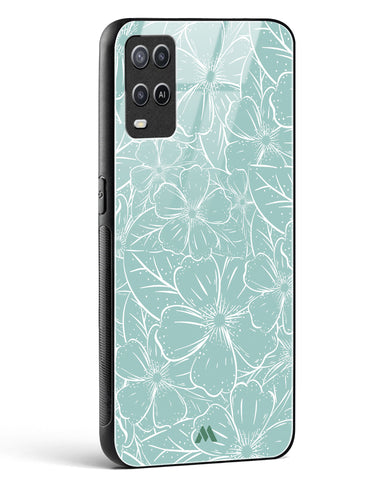 Hibiscus Crescendo Glass Case Phone Cover (Oppo)