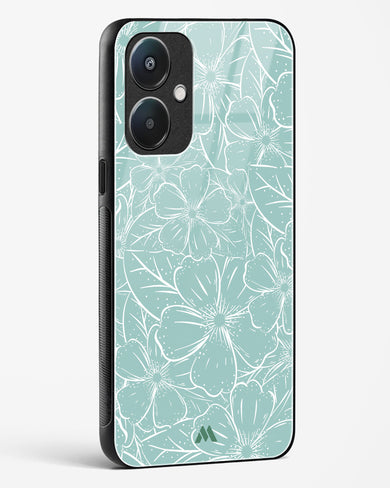 Hibiscus Crescendo Glass Case Phone Cover (Oppo)