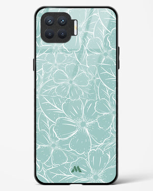 Hibiscus Crescendo Glass Case Phone Cover-(Oppo)