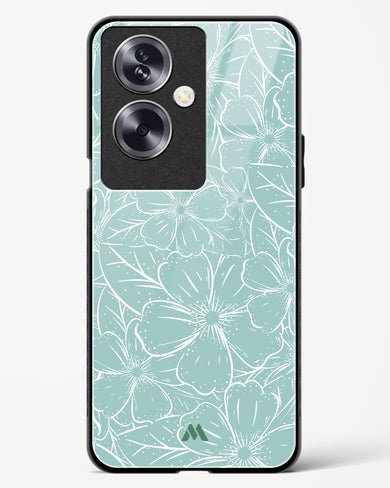 Hibiscus Crescendo Glass Case Phone Cover (Oppo)