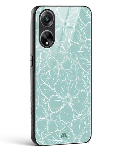 Hibiscus Crescendo Glass Case Phone Cover (Oppo)