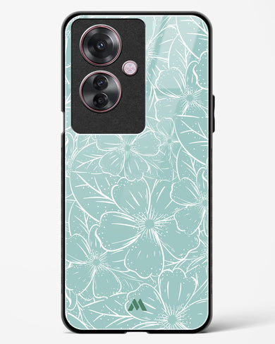 Hibiscus Crescendo Glass Case Phone Cover (Oppo)