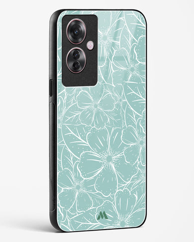 Hibiscus Crescendo Glass Case Phone Cover (Oppo)