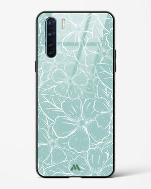 Hibiscus Crescendo Glass Case Phone Cover-(Oppo)