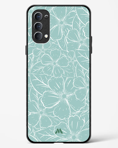 Hibiscus Crescendo Glass Case Phone Cover (Oppo)