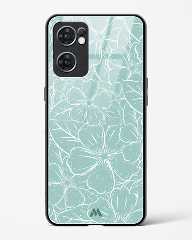 Hibiscus Crescendo Glass Case Phone Cover (Oppo)