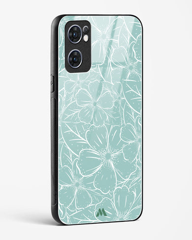 Hibiscus Crescendo Glass Case Phone Cover (Oppo)