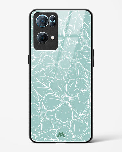 Hibiscus Crescendo Glass Case Phone Cover (Oppo)