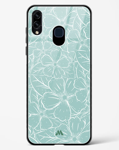 Hibiscus Crescendo Glass Case Phone Cover-(Samsung)