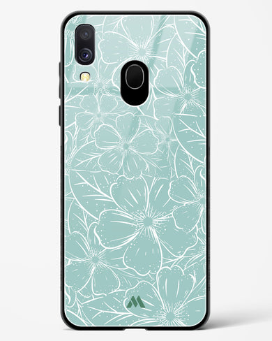 Hibiscus Crescendo Glass Case Phone Cover-(Samsung)