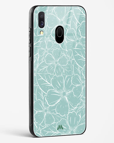 Hibiscus Crescendo Glass Case Phone Cover-(Samsung)