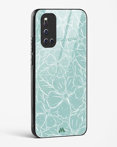 Hibiscus Crescendo Glass Case Phone Cover-(Vivo)