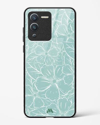 Hibiscus Crescendo Glass Case Phone Cover-(Vivo)