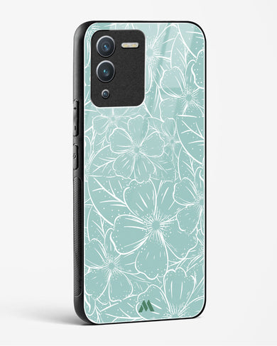 Hibiscus Crescendo Glass Case Phone Cover-(Vivo)