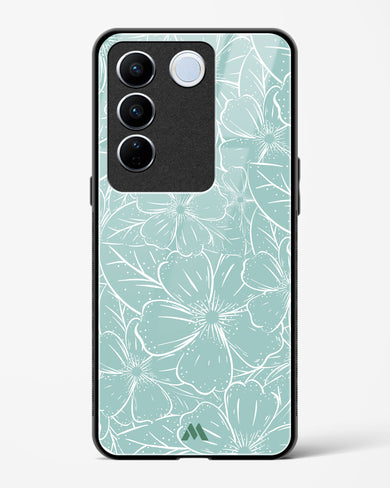 Hibiscus Crescendo Glass Case Phone Cover-(Vivo)