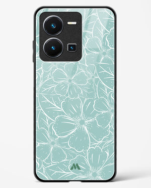 Hibiscus Crescendo Glass Case Phone Cover-(Vivo)