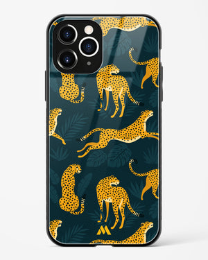 Cheetahs in the Wild Glass Case Phone Cover-(Apple)
