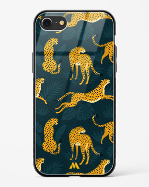 Cheetahs in the Wild Glass Case Phone Cover-(Apple)