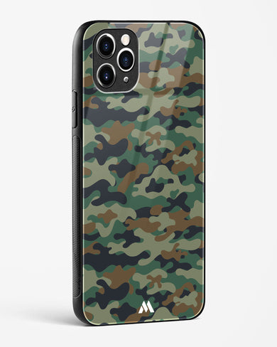 Jungle Camouflage Glass Case Phone Cover (Apple)