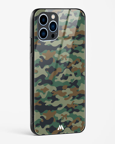 Jungle Camouflage Glass Case Phone Cover (Apple)