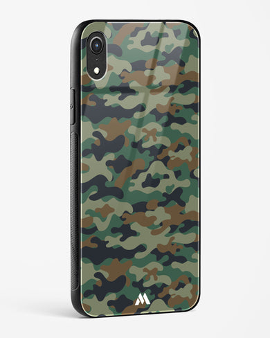 Jungle Camouflage Glass Case Phone Cover (Apple)