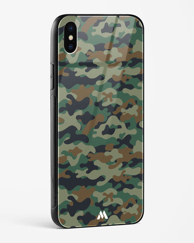 Jungle Camouflage Glass Case Phone Cover (Apple)