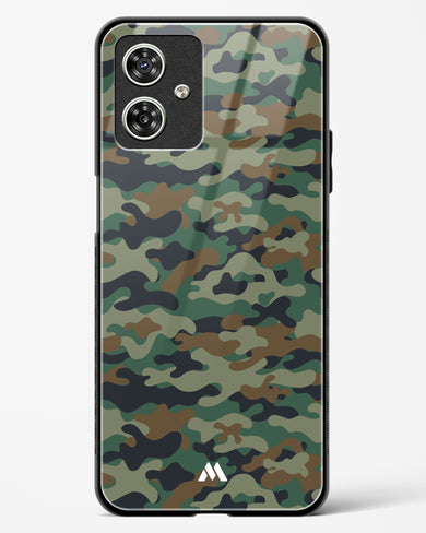 Jungle Camouflage Glass Case Phone Cover-(Motorola)