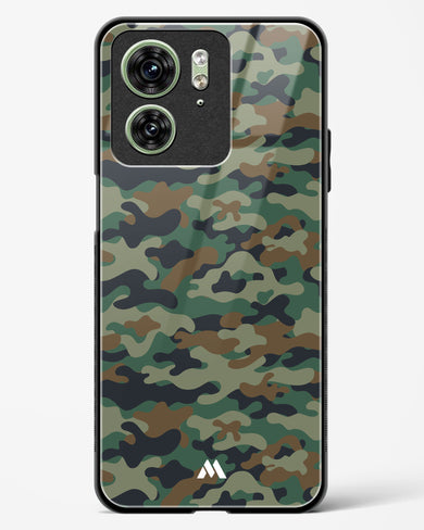 Jungle Camouflage Glass Case Phone Cover-(Motorola)