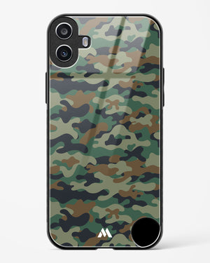 Jungle Camouflage Glass Case Phone Cover (Nothing)