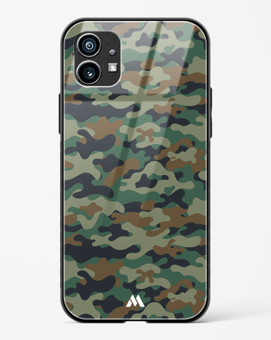 Jungle Camouflage Glass Case Phone Cover (Nothing)